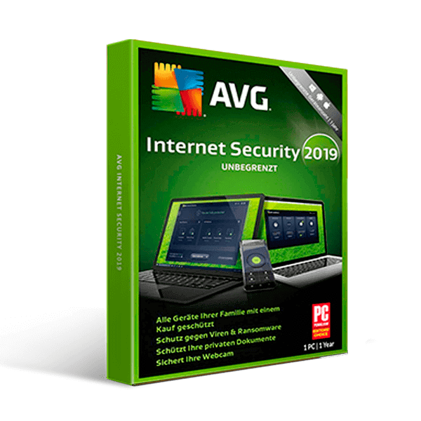 AVG AVG Internet Security 2019 Retail key 2y 1pc