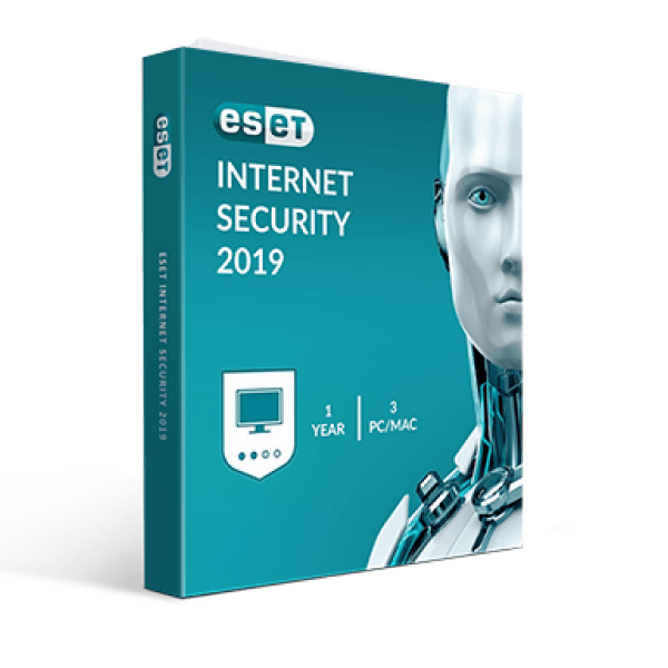 Eset Eset Internet Security 2019 V12 (1YR, 3PC/MAC) Download