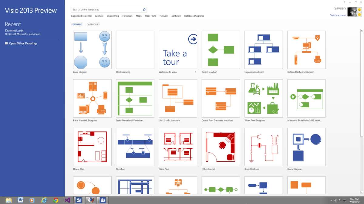 Microsoft Visio Standard 2013 PC License English – EkSoftware