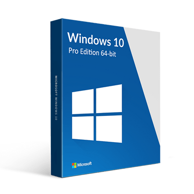 Microsoft Windows 10 Pro Edition 64-bit Product Image