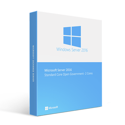 Microsoft Windows Server 2016 Standard Core Open Government - 2 Cores) Product Image