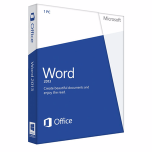 Microsoft Word 2013 - Box Pack - 32/64 Bit Medialess