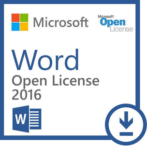 Microsoft Word 2016 Open Government