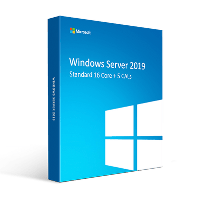 Windows Server 2019 Standard 16 Core + 5 CALs Product Image