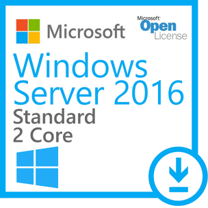 Microsoft Windows Server 2016 Standard Core Open Academic - 2 Cores