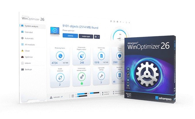 Ashampoo software Ashampoo WinOptimizer 26