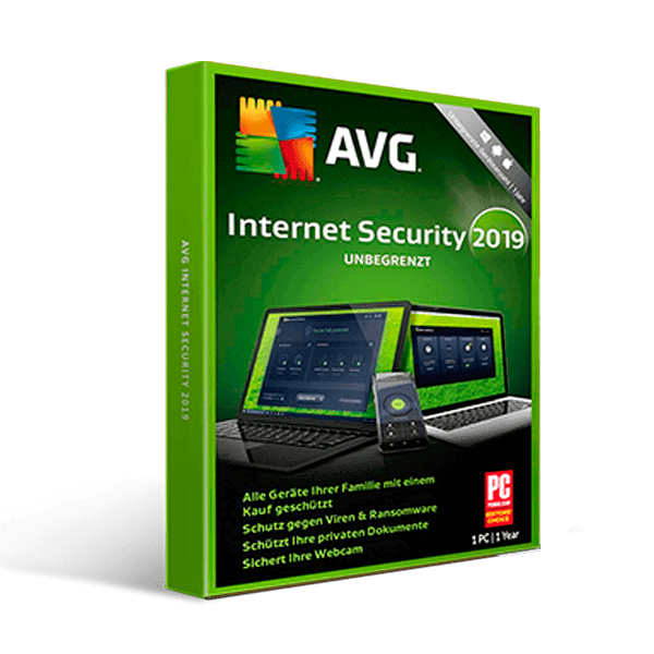 AVG AVG Internet Security 2019 1y 1pc Retail Box