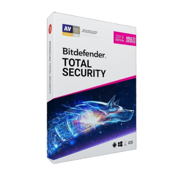 BitDefender Bitdefender Total Security 2019 Multi Device (1YR, 10 PC/Mac) Download