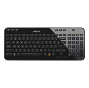 Logitech Wireless Keyboard K360 - 2.4 GHz - Glossy black