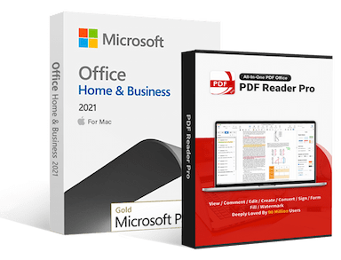 EkSoftware Microsoft Office 2021 Home & Business for Mac + PDF Reader Pro