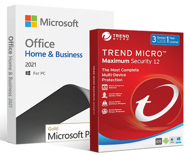 EkSoftware Microsoft Office 2021 Home & Business + Trend Micro Maximum Security