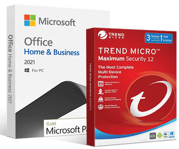 Microsoft Office 2021 Home & Business + Trend Micro Maximum Security