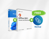 Thumbnail for Microsoft Best Deal-Office 2021 Home & Business + Windows 11 Pro + Free Trend Micro Antivirus and USB Backup