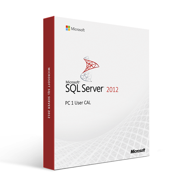 Microsoft Default Microsoft SQL Server 2012 PC 1 User CAL