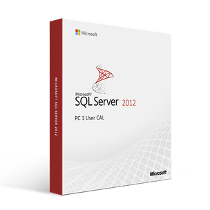 Microsoft SQL Server 2012 PC 1 User CAL