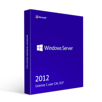 Thumbnail for Microsoft Default Microsoft Windows Server 2012 License 1 user CAL OLP