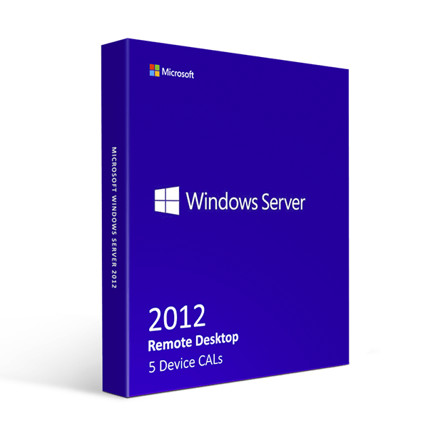 Microsoft Default Microsoft Windows Server 2012 Remote Desktop - 5 Device CALs