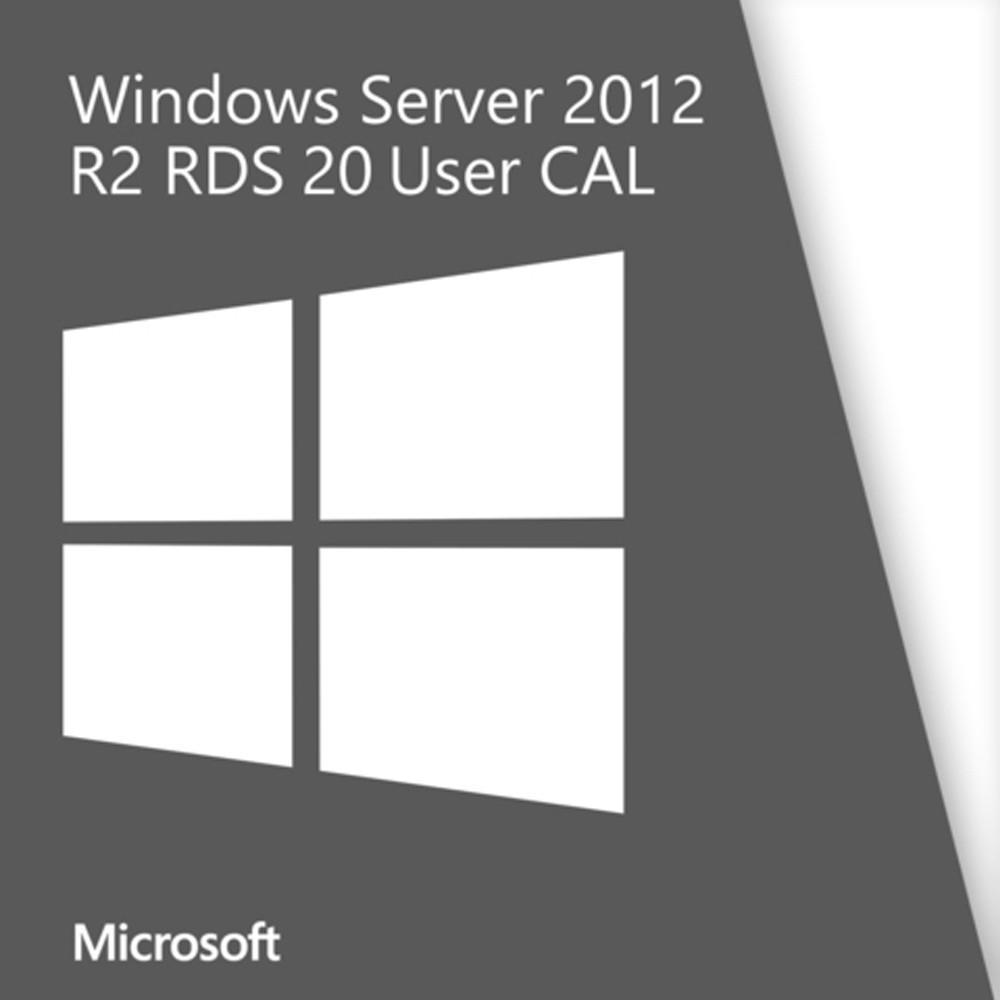 Microsoft Default Microsoft Windows Server 2012 Remote Desktop Services - 20 User CALs