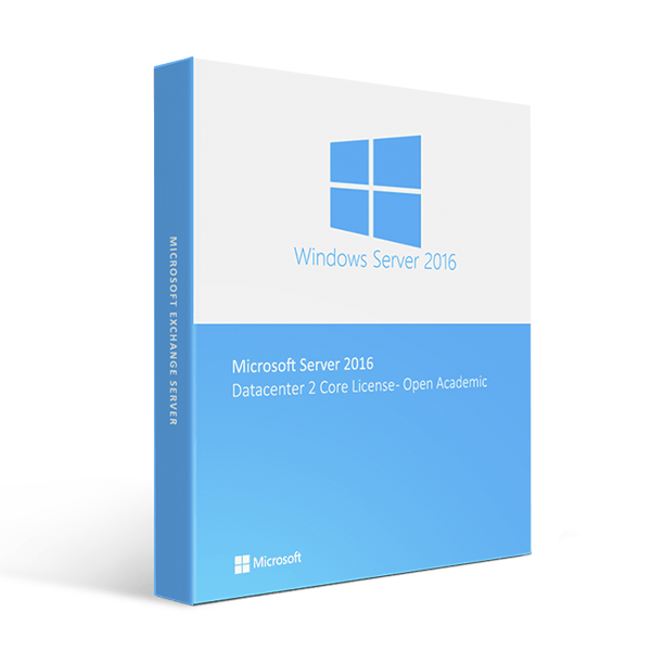 Microsoft Default Microsoft Windows Server 2016 Datacenter 2 Core License - Open Academic