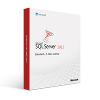 Thumbnail for Microsoft Default SQL Server 2012 Standard + 5 CALs License