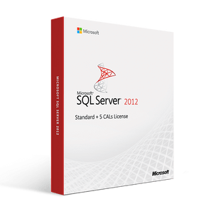 SQL Server 2012 Standard + 5 CALs License