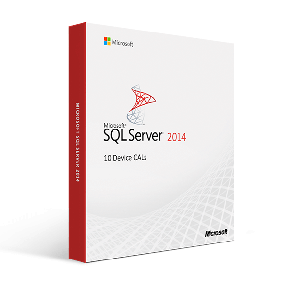Microsoft Default SQL Server 2014 10 Device CALs