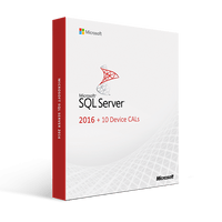 Thumbnail for Microsoft Default SQL Server 2016 + 10 Device CALs