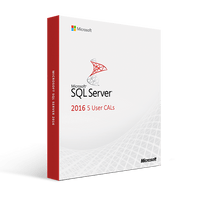 Thumbnail for Microsoft Default SQL Server 2016 5 User CALs