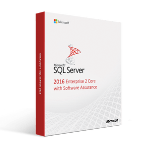 SQL Server 2016 Enterprise 2 Core with Software Assurance