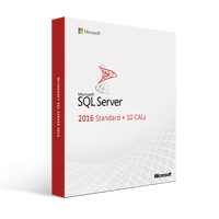 Thumbnail for Microsoft Default SQL Server 2016 Standard + 10 CALs