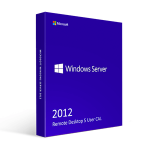Windows Server 2012 Remote Desktop 5 User CAL
