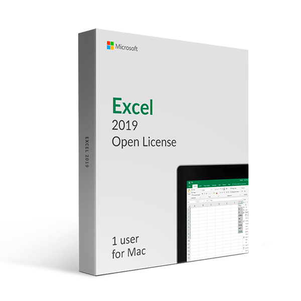 Microsoft Microsoft Excel 2019 for Mac Open License