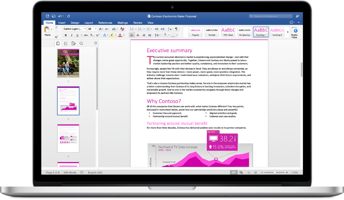 Microsoft Microsoft Office 2016 Home & Business for Mac