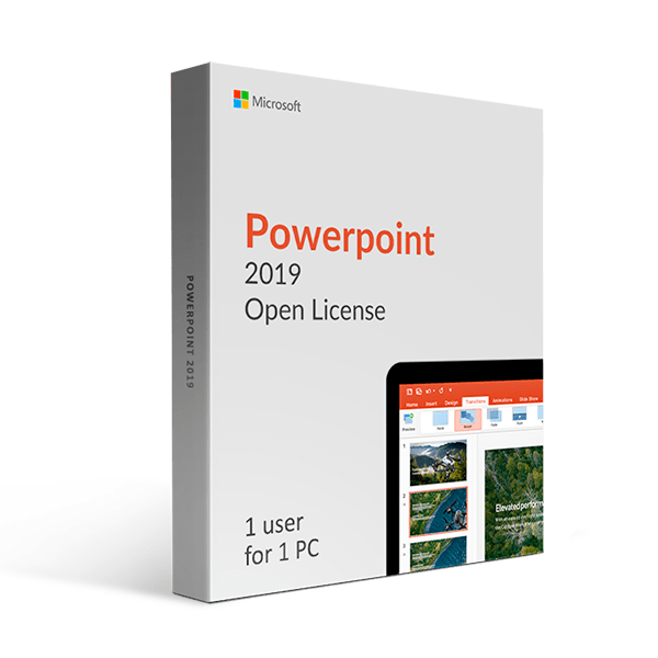 Microsoft Microsoft PowerPoint 2019 Open License