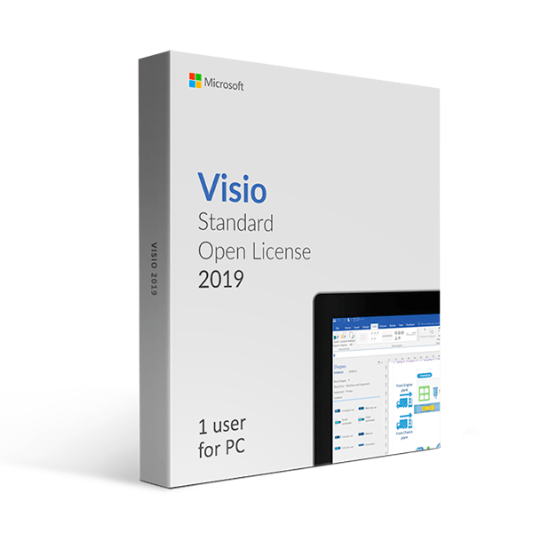 Microsoft Microsoft Visio 2019 Standard Open License