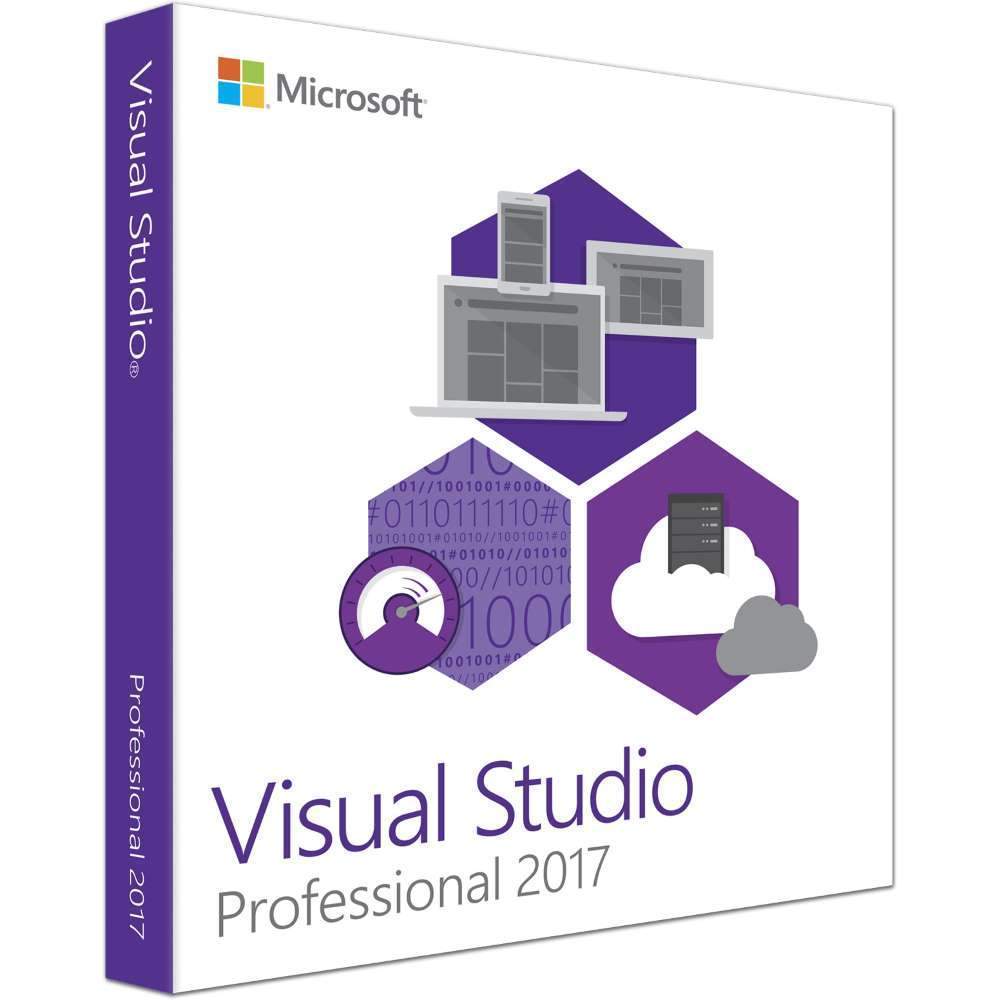 Microsoft Microsoft > Visual Studio > 2017 > Professional > Download License Microsoft Visual Studio 2017 Professional