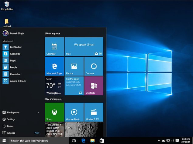 Microsoft Windows 10 Pro Edition 32-bit