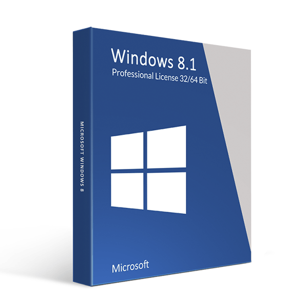 Microsoft Microsoft > Windows > 8.1 > Pro > 32 / 64 Bit Download License Microsoft Windows 8.1 Professional License 32/64 Bit