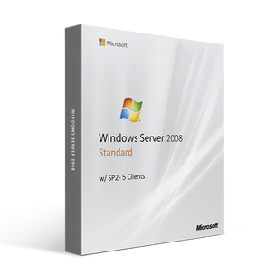 Microsoft Windows Server 2008 Standard w/ SP2 - 5 Clients