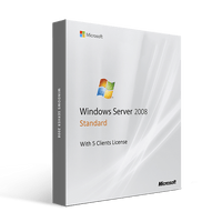 Thumbnail for Microsoft Microsoft Windows Server 2008 Standard With 5 Clients License