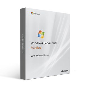 Microsoft Windows Server 2008 Standard With 5 Clients License
