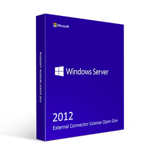 Microsoft Windows Server 2012 External Connector License Open Gov