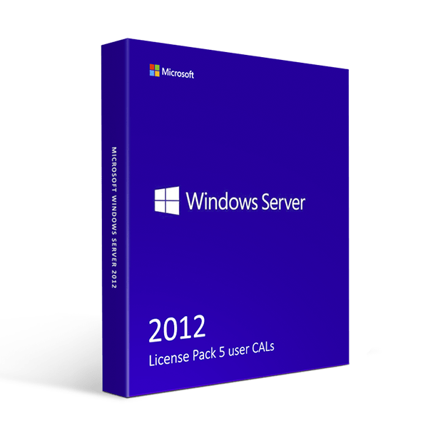 Microsoft Microsoft Windows Server 2012 License Pack 5 user CALs