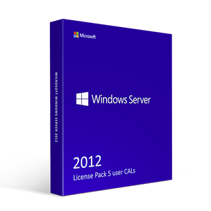 Microsoft Windows Server 2012 License Pack 5 user CALs