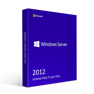Microsoft Windows Server 2012 Remote Desktop Service 5 User CAL