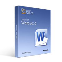 Thumbnail for Microsoft Microsoft Word 2010 Open License