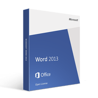 Thumbnail for Microsoft Microsoft Word 2013 Open License