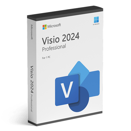 Microsoft Software Microsoft Visio 2024 Professional