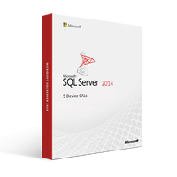 Thumbnail for Microsoft SQL Server 2014 5 Device CALs