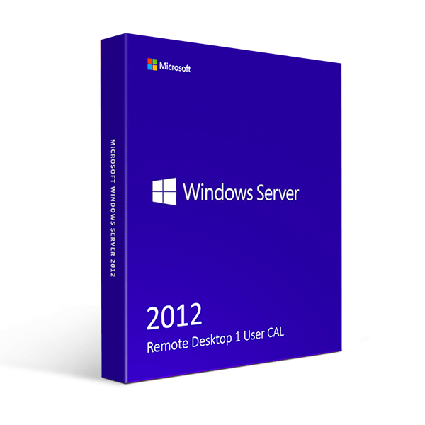 Microsoft Windows Server 2012 Remote Desktop 1 User CAL